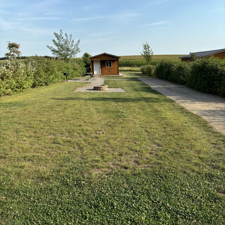 Plum Creek Park Cabin 3 front