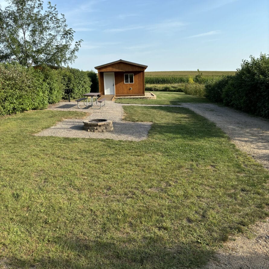 Plum Creek Park Cabin 4 front