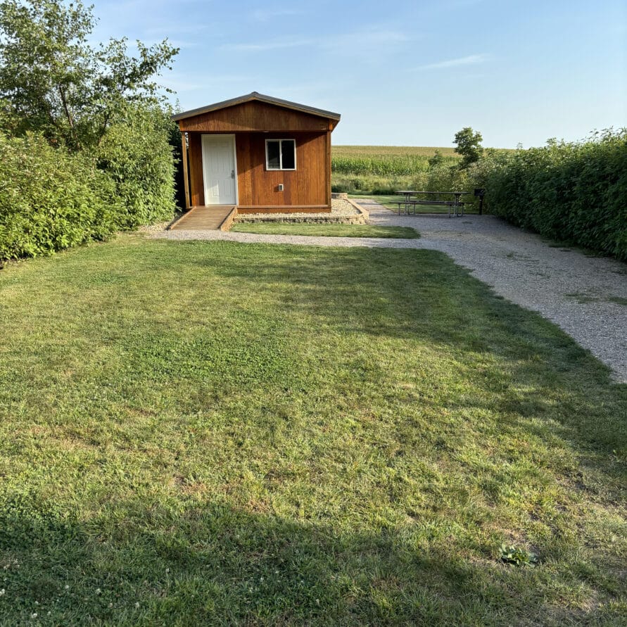 Plum Creek Park Cabin 5 front